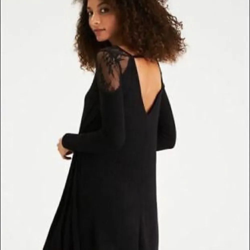 ✨Soft & Sexy Ribbed Lace-shoulder Dress✨